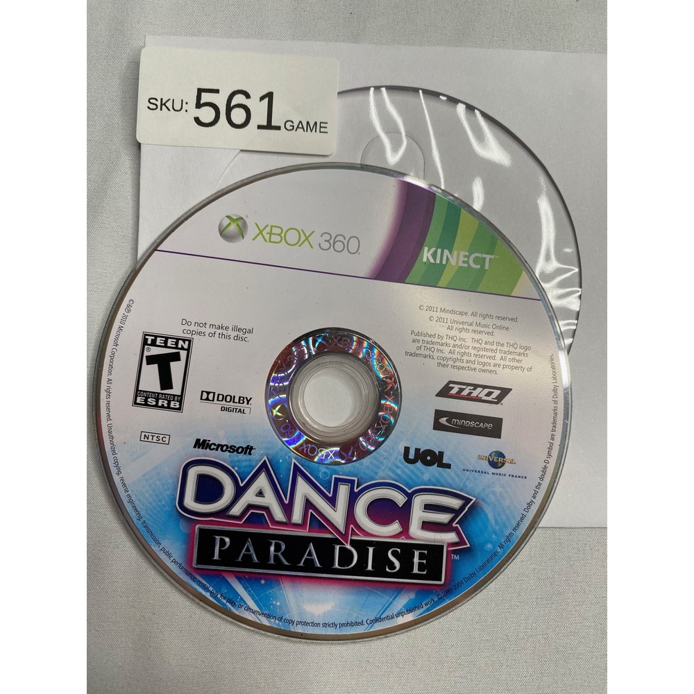 Dance Paradise Microsoft Xbox 360